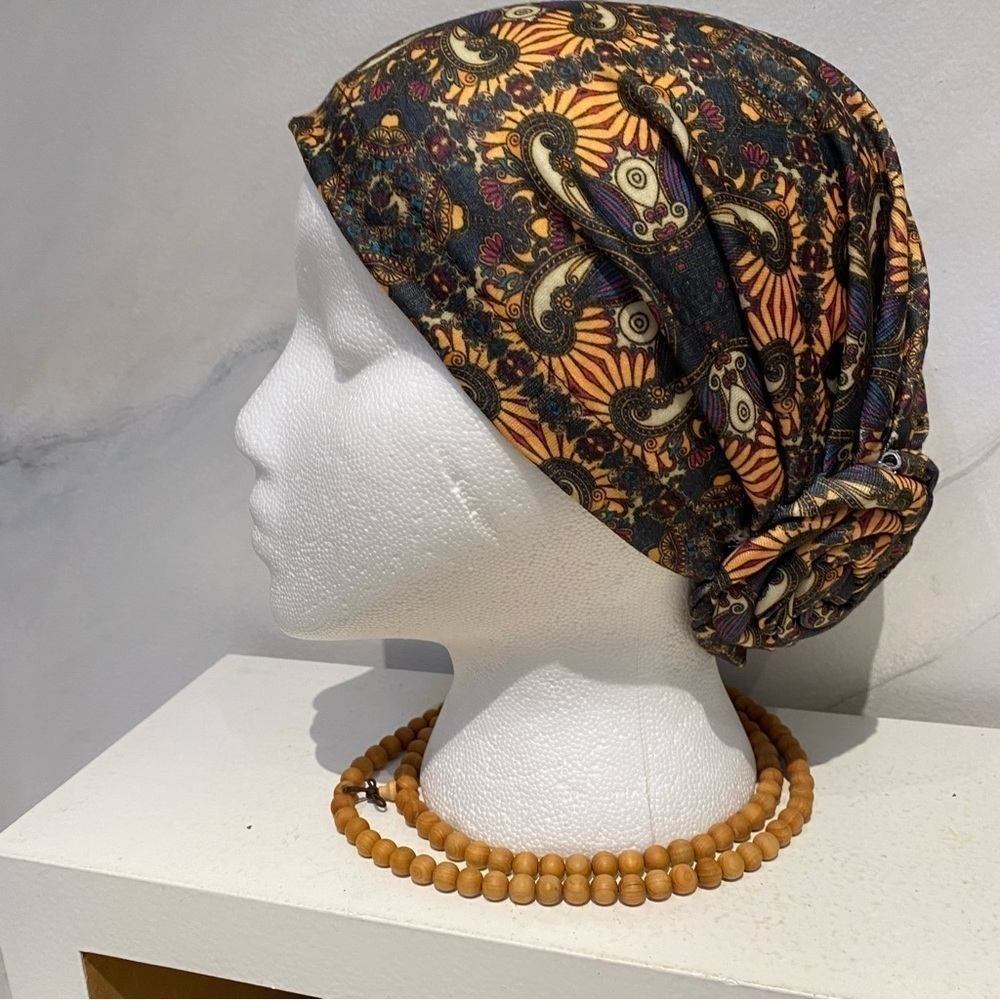 Beautiful trendy turbans/head Boho wraps w Gypsy spell/hippy/retro vibe - Picture 10 of 14